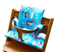 Baby Feeding Chair Cushion for Toddler Breathable Fabric Removable Accent Washable Design Comfortable Seat Pad Baby High Chair Cushion