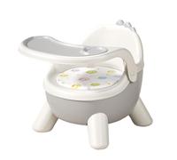 Baby Feeding Chair, Dinosaur Shape Seat, Sound Feature, Double Tray Design, Toddler Food Chairs, Ideal for Feeding Playing Daily Use, 6.93x13.58x12.99 Inch