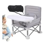 Baby Feeding Chair Foldable,Booster Dining Seat - Baby Seat Booster, Toddler Booster Seat with Removable Tray, Portable Booster Feeding Chair for Travel, Camping