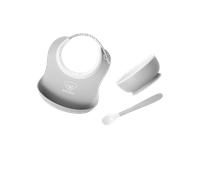 Baby Feeding Set, 3 pcs - Grey