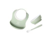 Baby Feeding Set, 3 pcs - Powder green