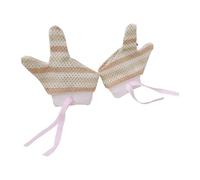 Baby Finger Guards with Adjustable Straps, Double Finger M, H M | 1 Pair Adjustable Infant Hand Protectors, Comfortable Cotton Machine Washable, Easy to Clean Fabric for Kids