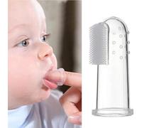 Baby Finger Toothbrush Teething Brush Toddler (Clear)