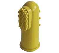 Baby Finger Toothbrushes Teething Brush Toddler Clean Teeth Soft Bristles Dental Oral Hygiene Case (Yellow)