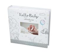Baby First Photo Album 4x6'' 200 PhotoS Memo White Unisex Birthday Christening