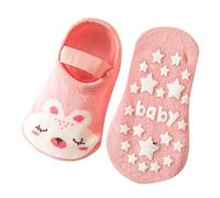 Baby First Walking Shoes Boys Cartoon Pattern Socks Shoes Toddlers Ankle Socks Elastic Straps Crawling Shoe Wide Fit Slip On Shoe Comfort Fit Anti-Slip Sock Summer Floor Sock for Boys Girls