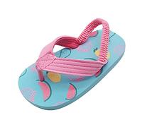 Baby First Walking Shoes EVA Sandals & Flops Boys Shoes Toddler Girls with Adjustable Elastic Band for Children's Shoes Beach Girls Sandals, sky blue, 6 UK Child