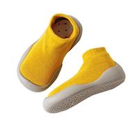 Baby First Walking Shoes Size 4 Plain Slip On Shoes Wide Fit Floor Socks Indoor Crawling Socks Non Slip Soft Sole Shoe Comfort Fit Flat Shoe Lightweight Breathable Casual Sock For Girls Boys