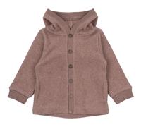 Baby Fleece Hoodie Cardigan Mikk-Line Rouge 1 an