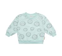 Baby Fleurs organic cotton sweatshirt Green water 3/6 months