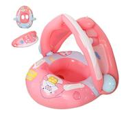 Baby Float with Canopy,Baby Swimming Float with Canopy | Portable Summer Water Ring Raft Tube with Sun Protection and Seat for 6-36 Months Boys and Girls Kids