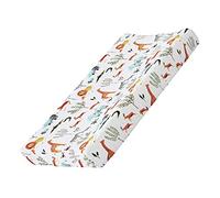 Baby Floral Diaper Changing Pad Cover Cradle Mattress Sheets, Changing Table Cover Changing Mat Cover Sheets 32''X 16'' (Cover Only, Pad Not Included) (Dinosaur Forest)