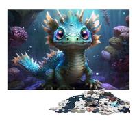 Baby Flying Dragon 1000 Piece Jigsaw Puzzles for Adults Puzzles for Adults Ideal for Lover, Perfect Christmas, New Year, Valentine's Gift 26X38CM/10.23x14.96inch