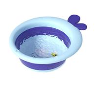 Baby Folding Basin - Wash Bowl Children, Soft Plasticc Face Tub | Lightweight Foot Washing Container, Portable Bath Bucket, Compact Basin for Infant Bathing, Face Cleaning, Travel, Daily