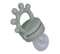 Baby Food Dispenser, Silicone Soothing Gummy, Toddler Fruit Feeder for Meat (Green)