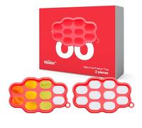 Baby Food Freezer Trays by LoveNoobs™, 2 Pack, Baby Weaning Set, Weaning Essentials, Food Storage Containers, 100% Silicone Breastmilk Popsicle Mold, BPA/BPS Free