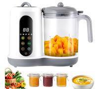 Baby Food Maker, Multifunctional Baby Food Processor Blender One Step Steamer Chopper Puree Maker with Touch Screen Preset Modes 4 Menu, Detachable, Auto Cooking and Grinding, Self Clean, BPA-Free
