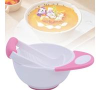 Baby Food Mash Bowl Set - PP Handmade Fruit Vegetable Grinding Bowl With Non-Slip Long Handle and Rod