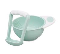 Baby Food Masher Bowl Set Heat-Resistant Portable Plastic Baby Puree Maker with Non Slip Handle for New Parents Food Maker, Puree, Masher, Mills, F