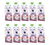 Baby Food Pouch, Baby Food Storage Bag 10 Pcs Freezable Reusable 200ml for Home