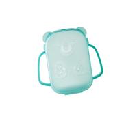 Baby Food Squeeze Bag Holder Prevents Messy Feeding with Lovely Bear Design for Infants Travelling Spill Proof Yogurt Feeder