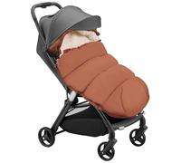 Baby Foot Muff for Prams, Winter, Pram Foot Muff 100 cm Long, Foot Muff Buggy, Winter Foot Muff Thickened, Universal Foot Muff for Prams, Sports Seat, Baby Seat (Brown)