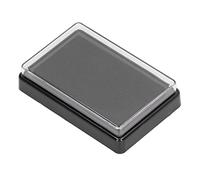 Baby Footprint Ink Pad, High Strength Baby Footprint Ink Pad Safe Reusable Meaningful Easy Cleaning Print Pad with Paper for Babies and Pets (Black Ink)