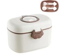 Baby Formula Dispenser - Formula Dispenser Container | Portable Airtight Storage Box with Leakproof Lid and Compact Design, Travel Friendly Organizer for Home Nursery or Outdoor Activities, PP