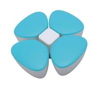Baby Formula Dispenser Portable 4 180ml Compartments Milk Powder Dispenser Container Non Spill Strong Seal Milk Powder Snack Container (Green)