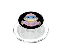 Baby Fox Open Book Reading Animal Lover Graphic Portrait PopSockets PopGrip for MagSafe