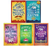 Baby Ganesh Agency Series 5 Books Collection Set By Vaseem Khan (The Unexpected Inheritance of Inspector Chopra,The Perplexing Theft of the Jewel in the Crown,Bad Day at the Vulture Club ..