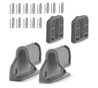 Baby Gate Hardware Set Includes Bottom Board and Fixing Hook Screws Enhancing Child with Easy Installation
