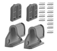 Baby Gate Replacement Parts - Hardware Set for Retractable Gate,Latches Brackets Stair Door Parts for Home Room Kitchen Boys Girls