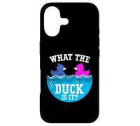 Baby Gender Reveal Party What Duck Is It Newborn Baby Reveal Case for iPhone 17