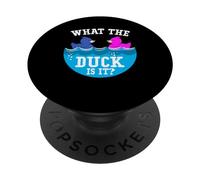 Baby Gender Reveal Party What Duck Is It Newborn Baby Reveal PopSockets Adhesive PopGrip