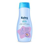 Baby Gentle Wash for Newborn | Enriched with Virgin Coconut Oil | Gently Cleanses Even in Hard Water | Doctor Certified | 410ml