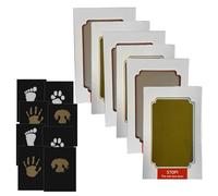 Baby Gifts & Christening 6 Pieces Plaster & Imprint Sets 95 x 57 mm, Baby Diaries for Baby, Pet Memorial/Footprint Monument