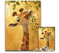 Baby Giraffe Puzzles 1000 Pieces for Adults Jigsaw Puzzles for Adults for Birthdays And Holidays 1000 PCS(38x26cm)