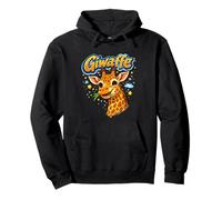 Baby Giraffe Zoo Animal Safari Design Giwaffe Pullover Hoodie