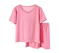 Baby Girl 12-18 Months Outfits Color Ice Short Sleeve Long Pants Home Wear Pajamas Set Baby Girl (Red, 3-4 Years)
