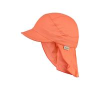 Baby girl baseball cap with neck cover Sterntaler Basic Orange 49/51 cm