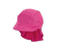 Baby girl baseball cap with neck cover Sterntaler Basic Rose 47/49 cm