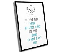 Baby Girl Bedroom Decor,Wall Art Bedroom,Golf Office Decor,Life Isnt About Waiting The Storm To Pass Its About Learning To Dance In The Rain,Fashion Decor,Home,Modern Wall Art,12x16 In UnFramed Wall