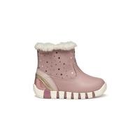 Geox Baby B IUPIDOO Girl First Walker Shoe, Antique Rose/PLATINU, 3 UK Child