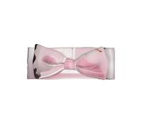 Baby Girl Bow Headband, Newborn Baby Hair Bows Hairband, Pink cherry blossom stairs Print Baby Headbands 0-12 Months