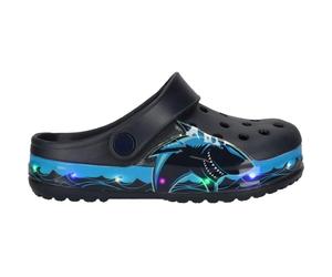 Baby girl clogs Zigzag Runix Bleu 27