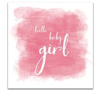 Baby Girl Congratulations Card, New Baby Girl Card, Welcome Baby Girl Card, It's A Girl Card, Baby Girl Card, Greetings Card, Pastel, Baby Girl Congratulations Cards