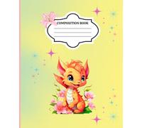Baby Girl Dragon Composition Notebook