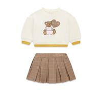 Baby Girl Fleece Sweat Set Guess Blanc 24 monthes