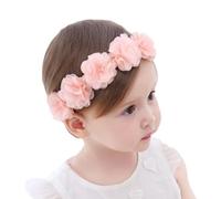 Baby Girl Flower Headbands - Flower Crown Baby Hair Accessories, Baby Toddler Children Headband Floral Birthday -Hair -Band Baby Girl